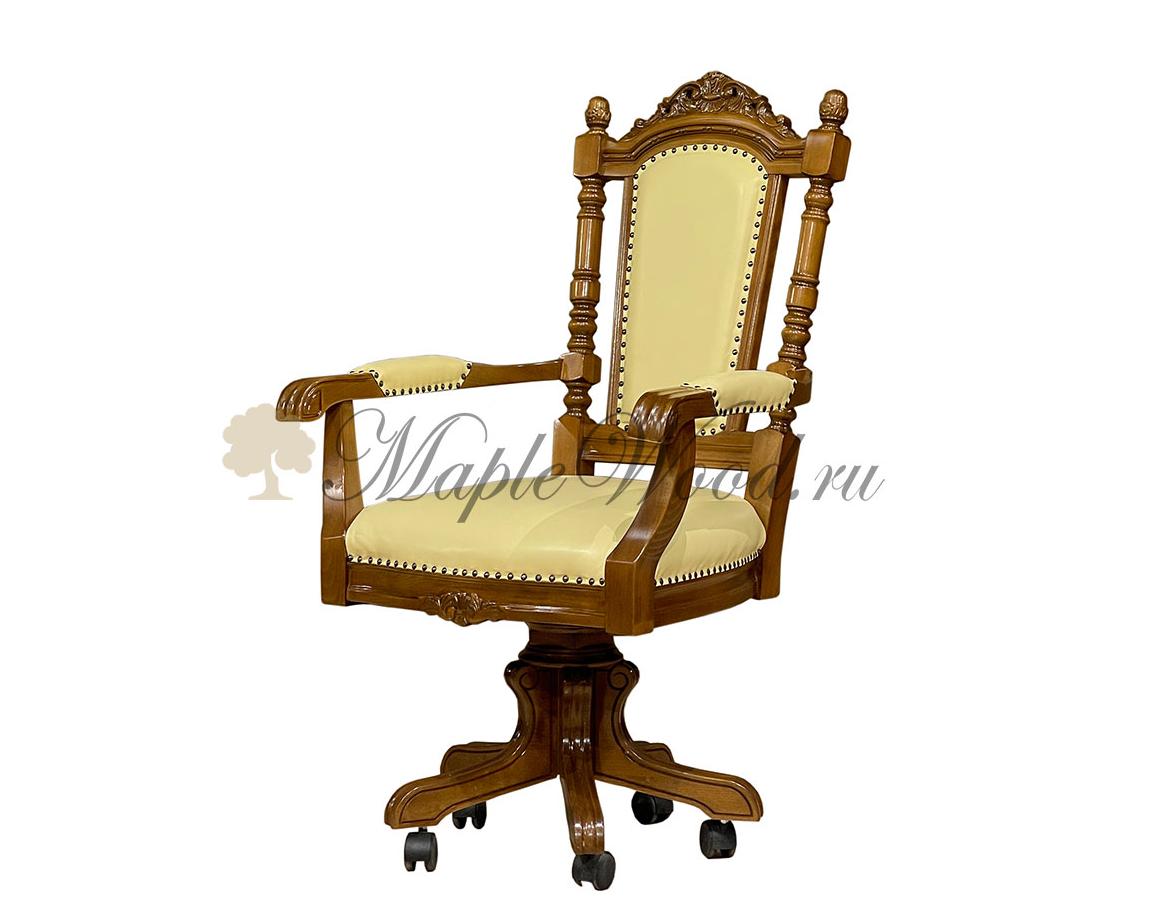 Румынское кресло для кабинета Кристина - купить в Maple Wood