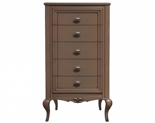 Высокий комод Портофино Т-549 | Цвет: Кварцевый