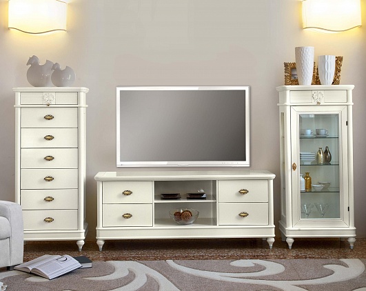 Мебель для ТВ Бурбон | Цвет: Avorio Consumato