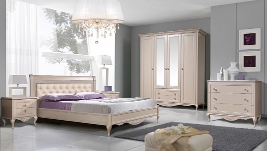 Спальня Неаполь | Цвет: Крем
