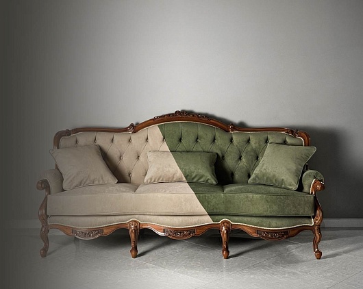 Как один диван может преобразить интерьер: классическая форма и современная палитра