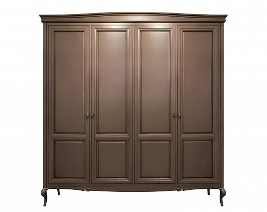 Шкаф 4-х дверный Портофино Т-554Д | Цвет: Кварцевый