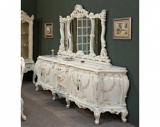 Буфет Клеопатра Люкс | Цвет: Белый