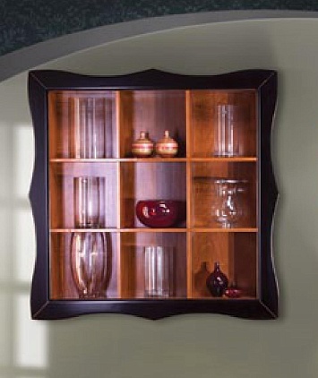 Этажерка навесная Брунелло BR132 | Цвет: Ciligio Scuro con Nero