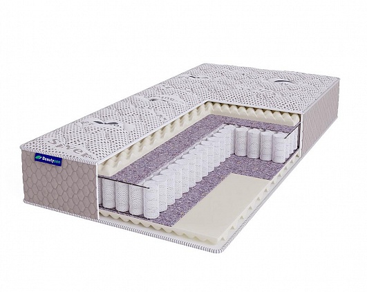 Матрас 180*200 Sense Soft Lux S600 | Чехол: трикотаж