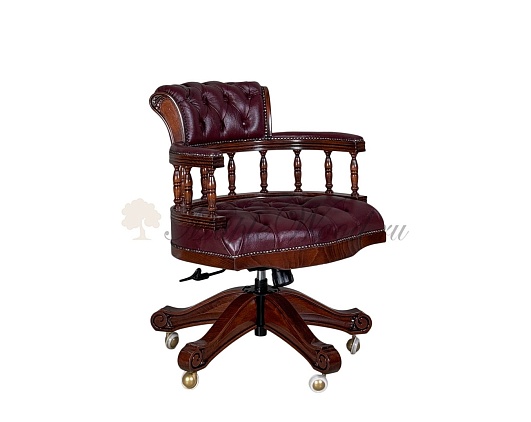 Стул для кабинета Ностальжи | Цвет: Бордо