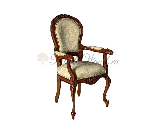 Стул с подлокотниками Регал | Цвет: Бежевый