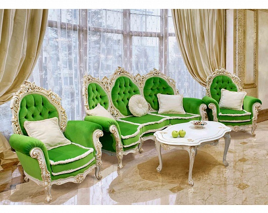 Диван Мара Белла | Цвет: Слоновая кость