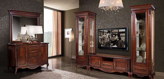 Гостиная Неаполь | Цвет: Орех