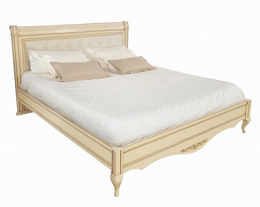 Кровать 160*200 Неаполь Т-466 | Цвет: Слоновая кость