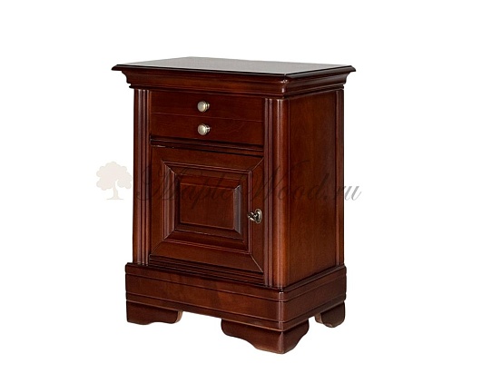 Прикроватная тумба Жасмин | Цвет: Тёмный орех