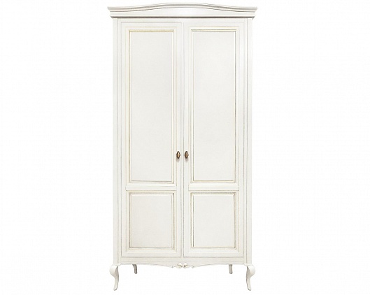 Шкаф 2-х дверный Портофино Т-552П | Цвет: Айвори