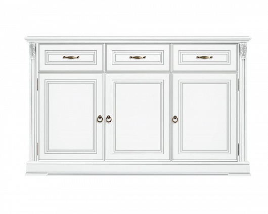 Буфет 3-х дверный Палермо Т-708 | Цвет: Белый