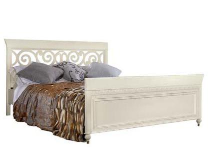 Кровать 140*200 Бурбон BJ202_4 | Цвет: Avorio Consumato