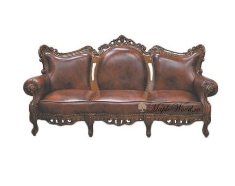 Диван Неаполис | Раскладной механизм | Натуральная кожа