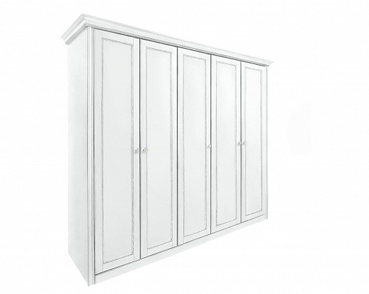 Шкаф 5-ти дверный Палермо Т-755Д | Цвет: Белый