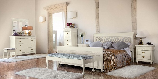Спальня Бурбон | Цвет: Avorio Consumato