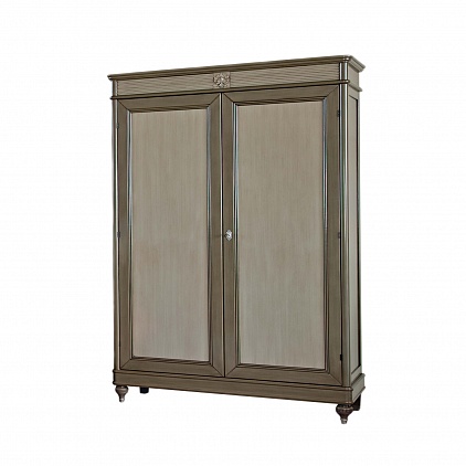 Шкаф 2-х дверный Бурбон BJ843 | Цвет: Оливковый