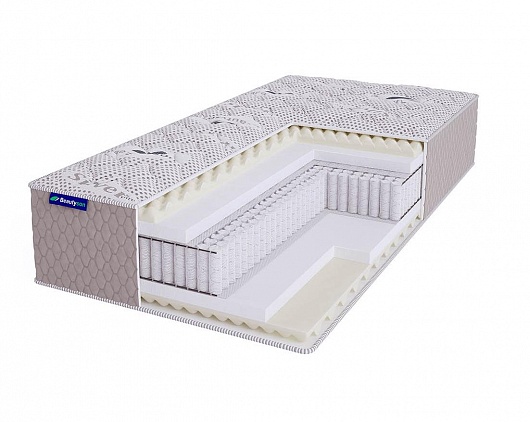 Матрас 90*200 Sense Fiber Lux S1200 | Чехол: трикотаж