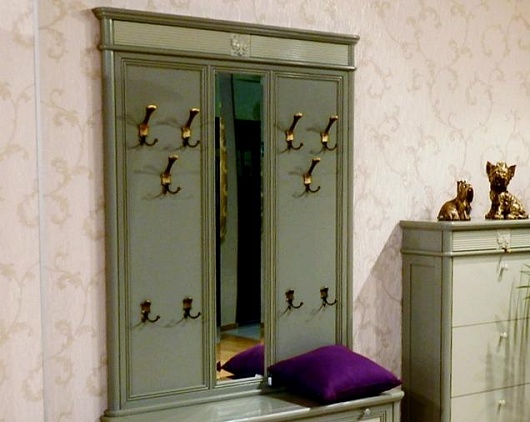 Панель для прихожей BJ847 Бурбон | Цвет: Grigio Beige