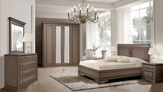 Спальня Палермо | Цвет: Кварцевый