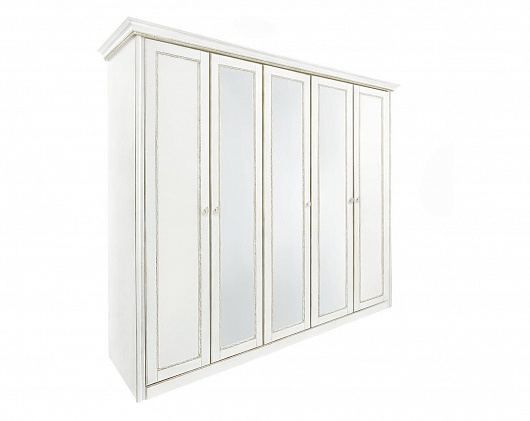 Шкаф 5-ти дверный Палермо Т-755 | Цвет: Айвори