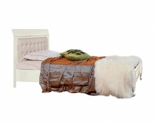 Кровать 160*200 Мария Сильва MS102_2 | Цвет: Avorio Consumato