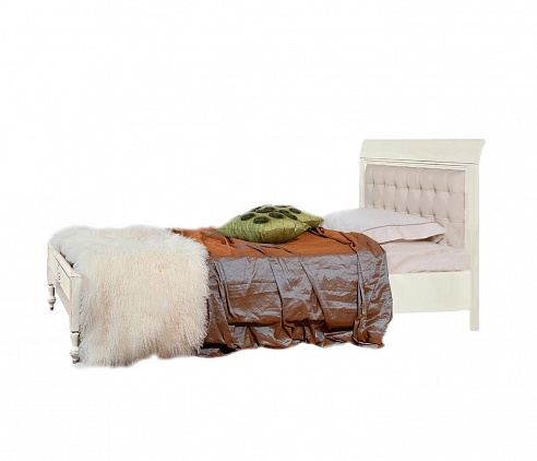 Кровать 160*200 Бурбон BJ102_2 | Цвет: Avorio Consumato
