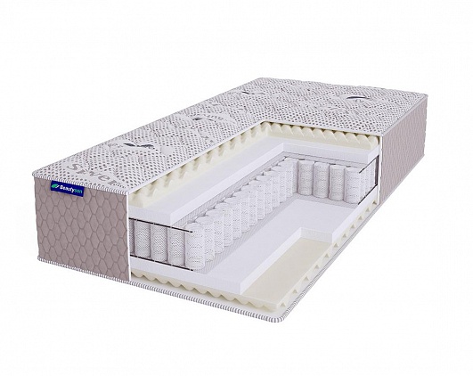 Матрас 90*200 Sense Fiber Lux S600 | Чехол: трикотаж