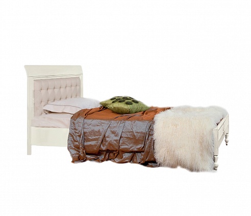 Кровать 180*200 Бурбон BJ102_3 | Цвет: Avorio Consumato