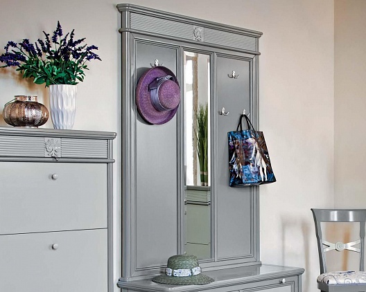 Панель для прихожей Бурбон BJ847 | Цвет: Grigio Consumato