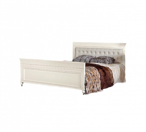 Кровать 140*200 Бурбон BJ402_4 | Цвет: Avorio Consumato
